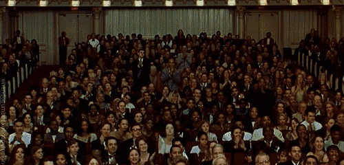 What in your opinion would be the most ridiculous thing, idea, achievement or whatever to receive a standing ovation for?