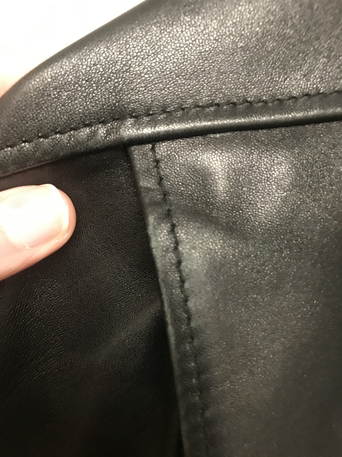 How do I fix these tears/blemishes in my leather jacket?