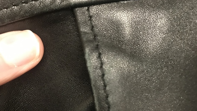 How do I fix these tears/blemishes in my leather jacket?