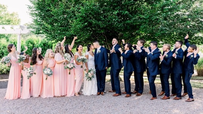 Girls, you are a single bridesmaid at your friends wedding. Are you looking at the groomsmen and taking a peak for any cute guys to talk to later on?