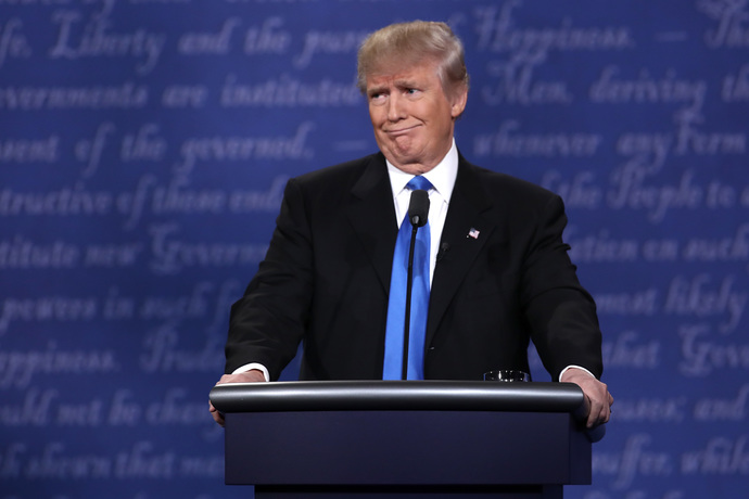 Why should Trump take credit for something he was the cause of it?