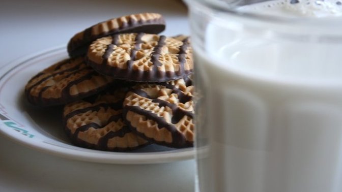 Do you still eat cookies and milk/tea as a teen or adult?