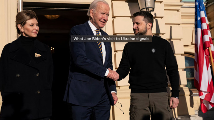 Will ukraine win the war now that biden is in ukraine?