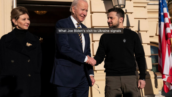 Will ukraine win the war now that biden is in ukraine?