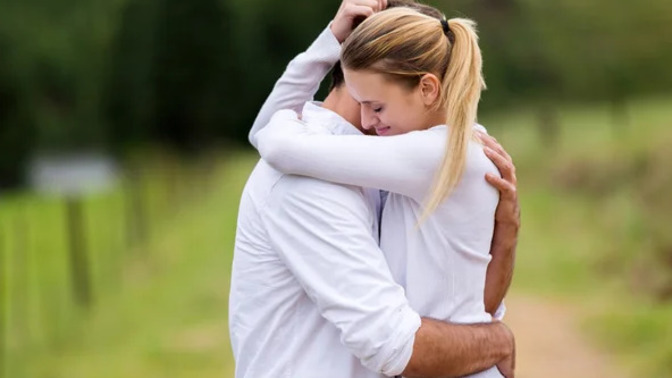 Can a hug be stress relieving for women and comforting for example?