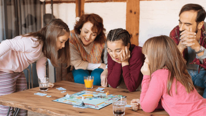 When you're spending time with your family, what do you enjoy doing with them?