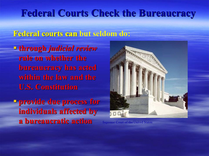 Since, they rule for the government, should the power of the Supreme and federal courts be limited to disputes between the states and federal matters?