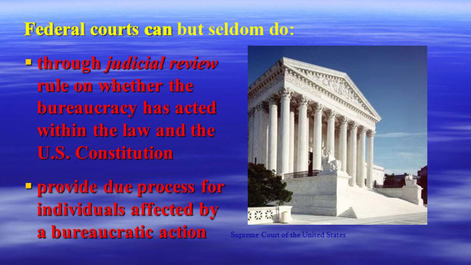 Since, they rule for the government, should the power of the Supreme and federal courts be limited to disputes between the states and federal matters?