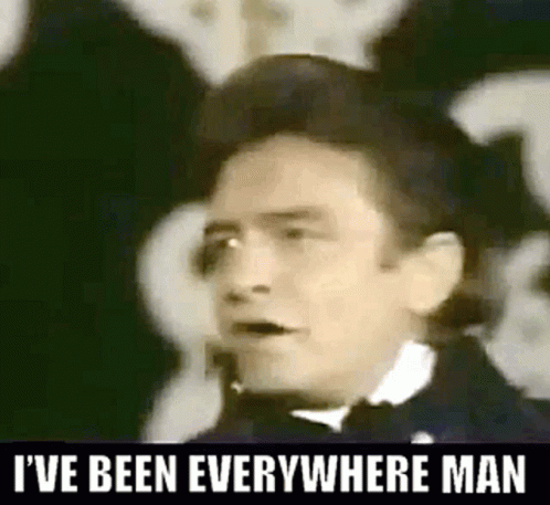 How many of the places listed in this song (or lyrics below) have you been to?