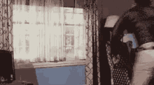 If you saw some dude pass through some metal bars how would you react?