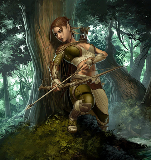 If wood elves actually existed and you met a couple what would you do or say?