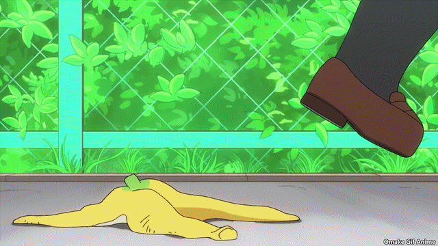 Have you ever actually witnessed anyone slipping on a banana peel?