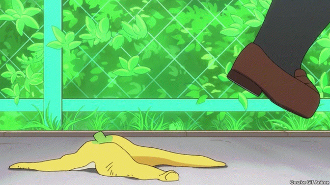 Have you ever actually witnessed anyone slipping on a banana peel?