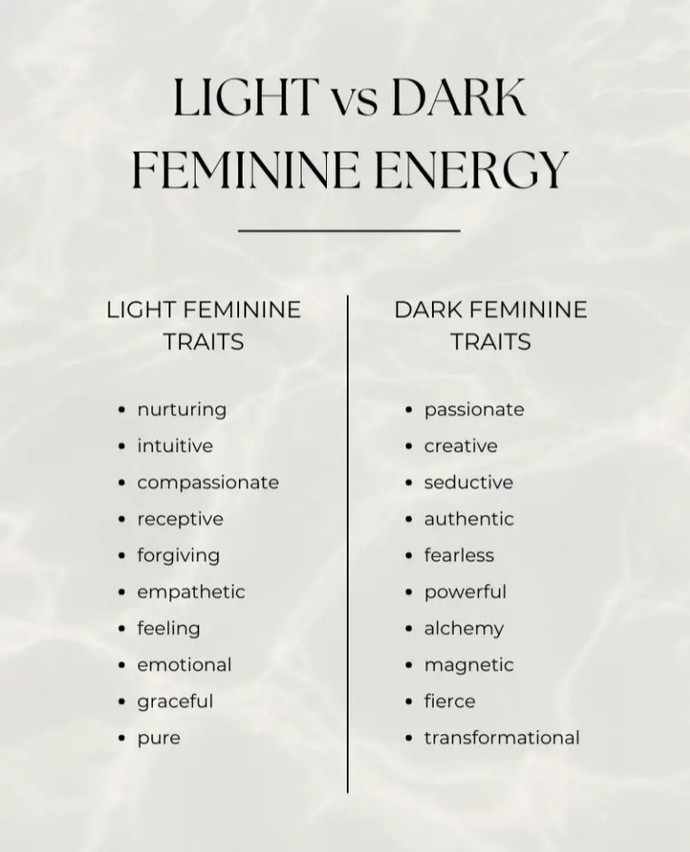 Which type of feminine energy do you find more attractive and why?