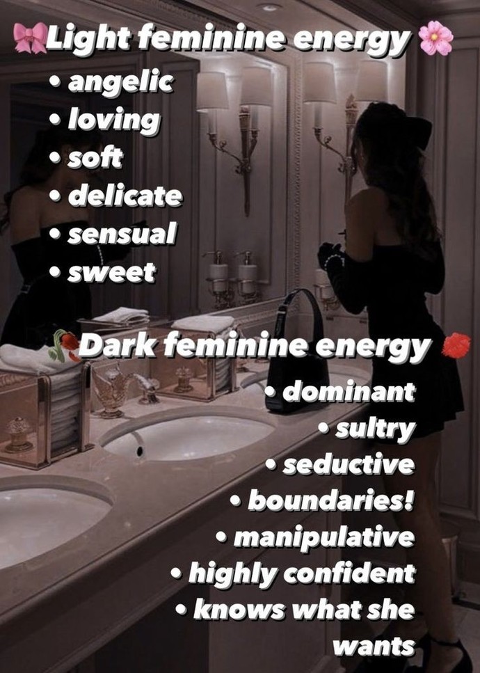 Which type of feminine energy do you find more attractive and why?