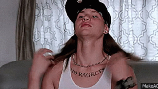 Were you as wild in your college years as people expected?