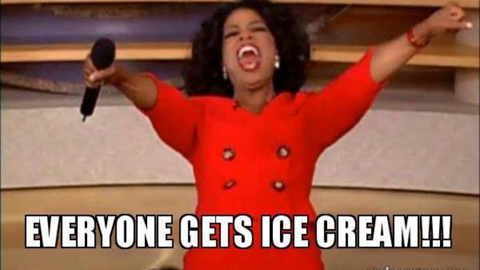 Have you ever actually screamed for ice cream before?