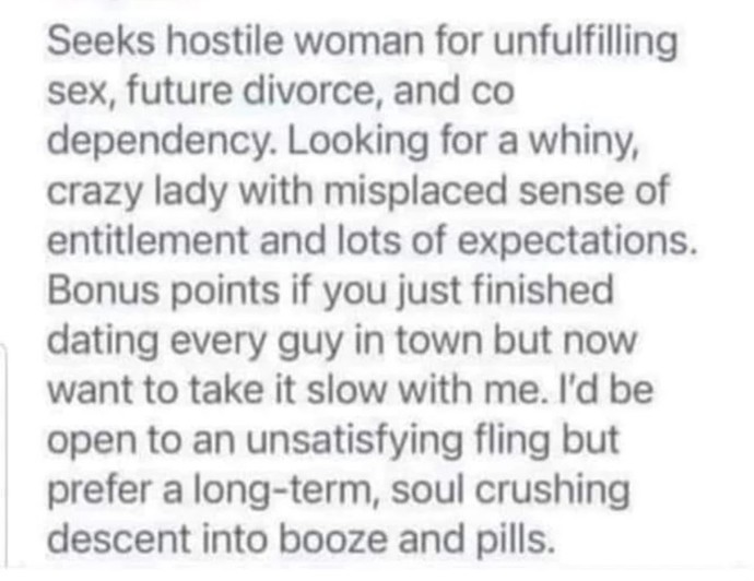 Would you let someone write a dating profile for you?