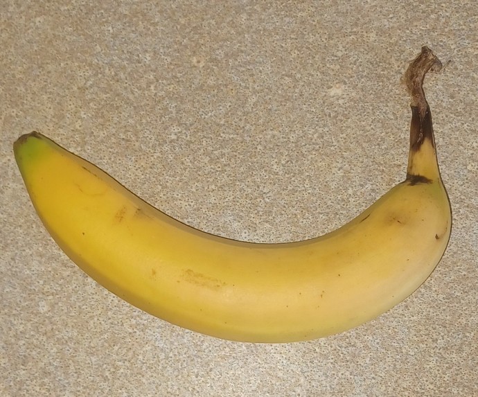If a banana is bent which way do you put it in your mouth?