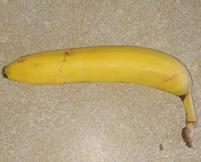 If a banana is bent which way do you put it in your mouth?
