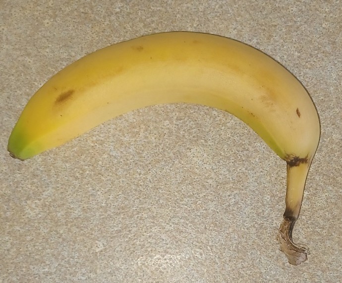 If a banana is bent which way do you put it in your mouth?