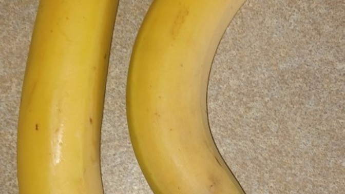 If a banana is bent which way do you put it in your mouth?