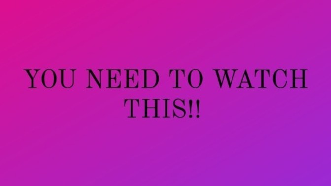 If you could RECOMMEND a Programme/series/film for people to watch, what would it be and why?