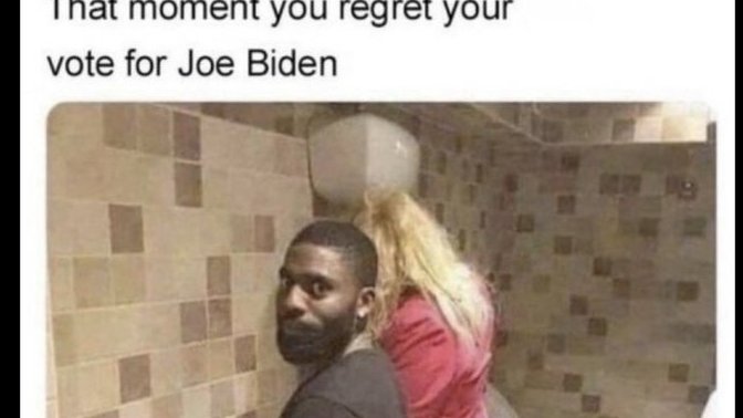 Is this the moment that you regret voting for Joe Biden?