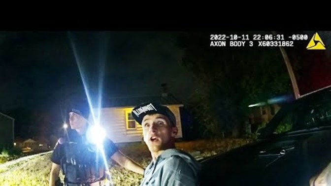 Is it police who are the "bad people" or - like in this video of a moron - is it people who have "problems" with cops are simply not "decent" folk?