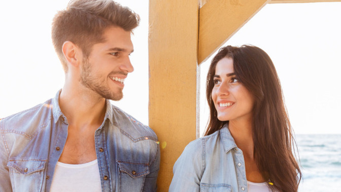 Do guys only approach girls when they have signs she likes them?