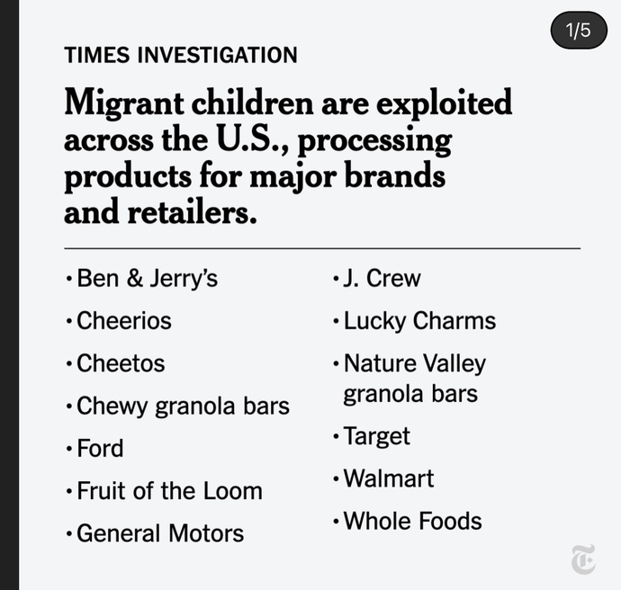 Do you support child labor if that’s how children are able to get by in