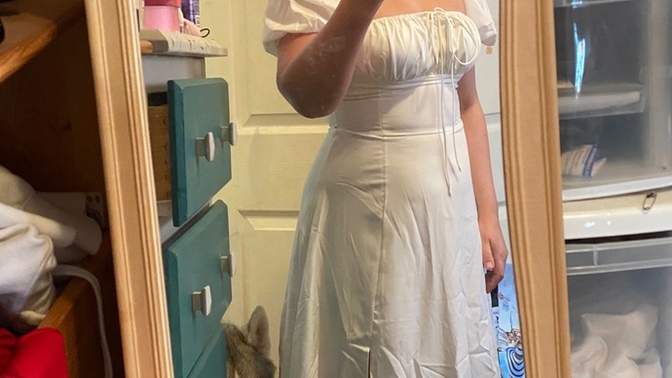 Which dress overall looks better on me?