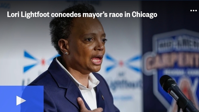 Chicago Mayor Lori Lightfoot has lost her race in re-election to remain Mayor, good news or bad news?