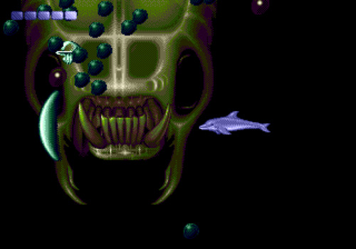 Here he is taking out the Queen alien!