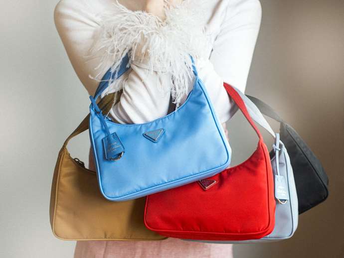PRADA RE-NYLON on model