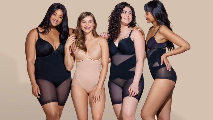 Do you think a woman who wears shapewear like corsets, spanx, skims, etc. is creating a falsehood to others about the way she looks?