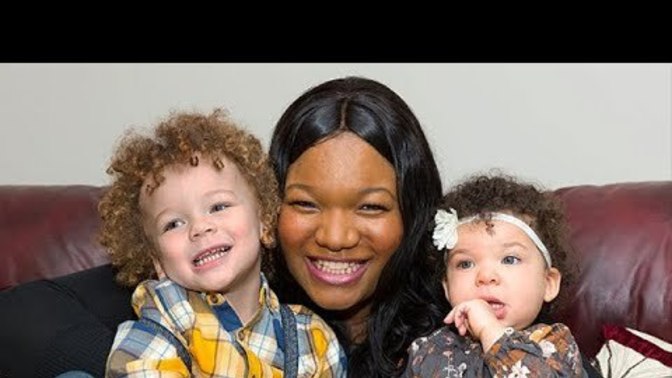 Is it impressing/shocking for a black woman to give birth to 2 white babies with light eyes?