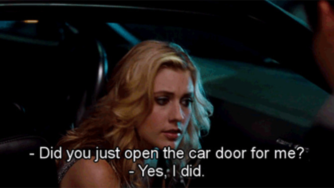 Girls, if a guy opens doors for you, does he score points, lose points, or it doesn't matter to you?