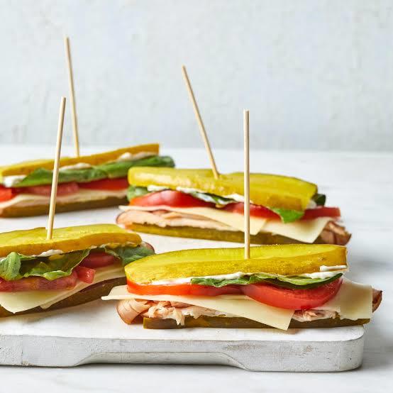 Swapping out bread for pickles