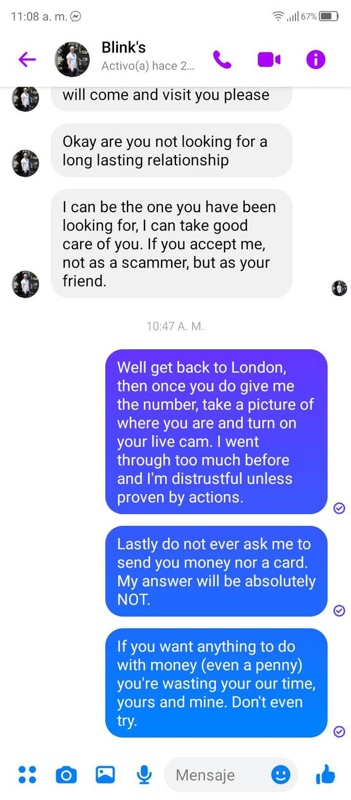 Would you really scam people if your country was poor?
