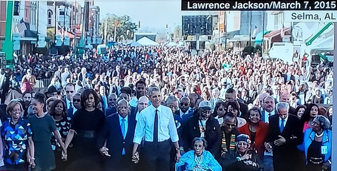 Are you in favor of President Biden marching in support of civil rights?