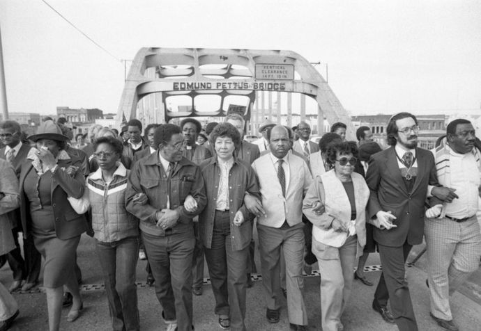 Are you in favor of President Biden marching in support of civil rights?