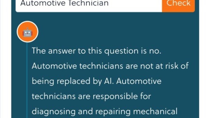 Is your job at risk to A. I?