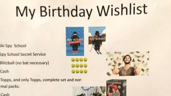 Do you write up Birthday and Christmas lists for your friends and/or family?