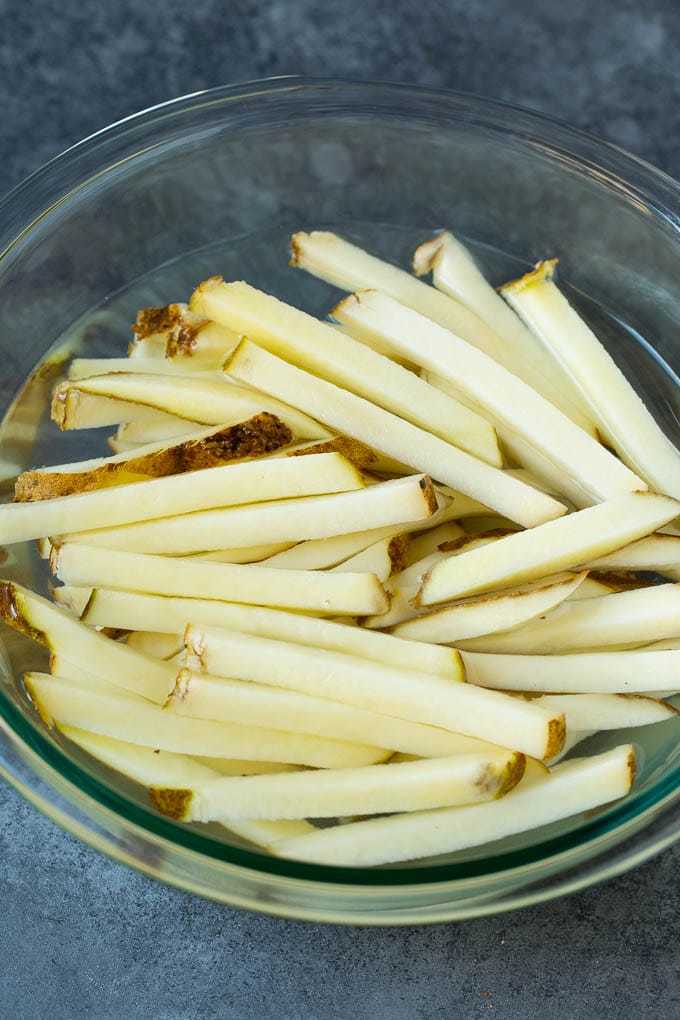 Do you wash your potatoes when making fries?