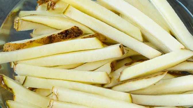 Do you wash your potatoes when making fries?