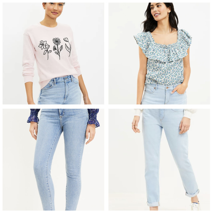 Are these tops and jeans cute or too matronly?
