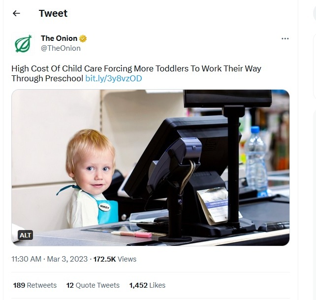 Do you support toddlers working to pay for their Preschool?