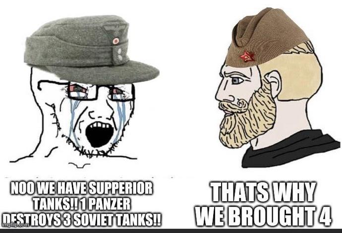 Did the USSR triumph over Nazi Germany because quantity won over quality or did the Red Army defeat the Wehrmacht at the tactical & operational level?
