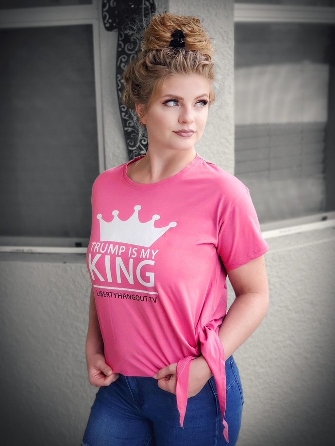 What would u do if your date showed up in a trump is my king t-shirt?